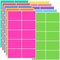 Colored Labels Stickers 3" x 2", 200 Pack, 10 Colors Adhesive Moving Labels for Boxes, Storage Containers, Organization, and Color Coding Name Tags